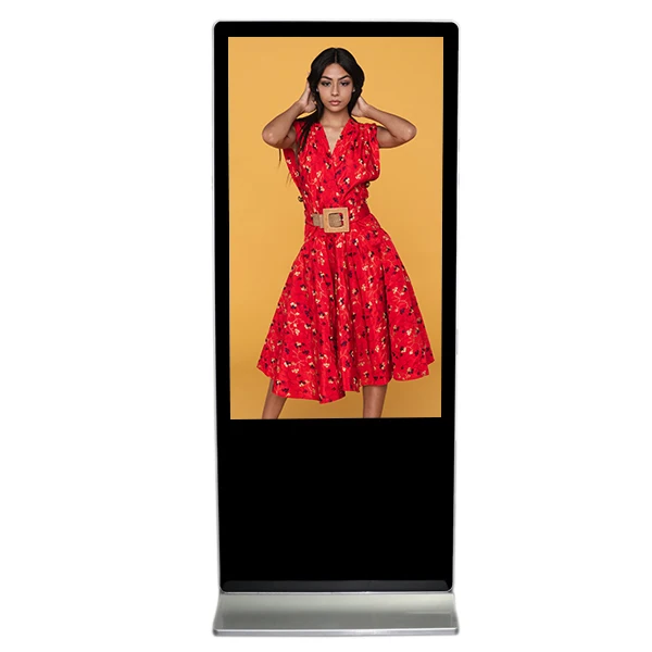 Free standing 43 inch digital signage totem lcd advertising screens android touch screen kiosk payment kiosks