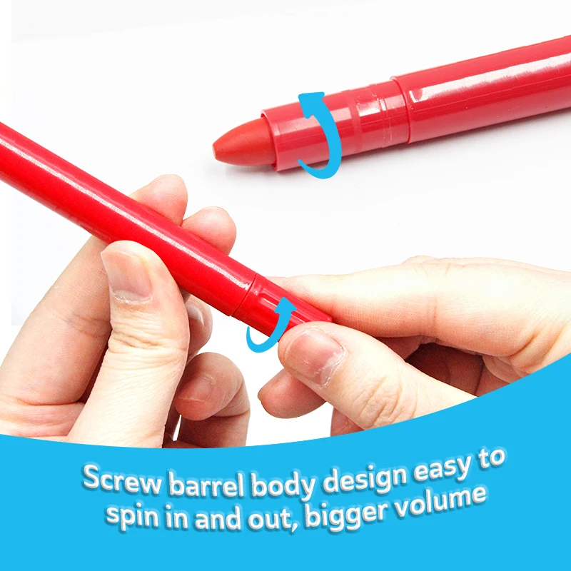 Wholesale Kids Silky Washable Crayon Wax Pencil Set