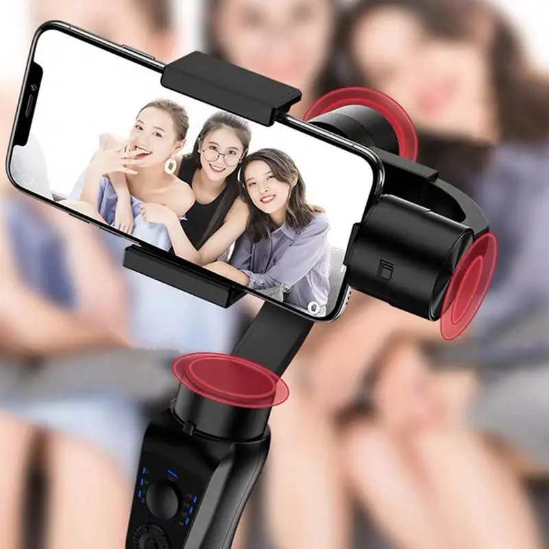 Gimbal free shipping smart 3 axis camera phone track tripod mount mobile big with axes stabilizers