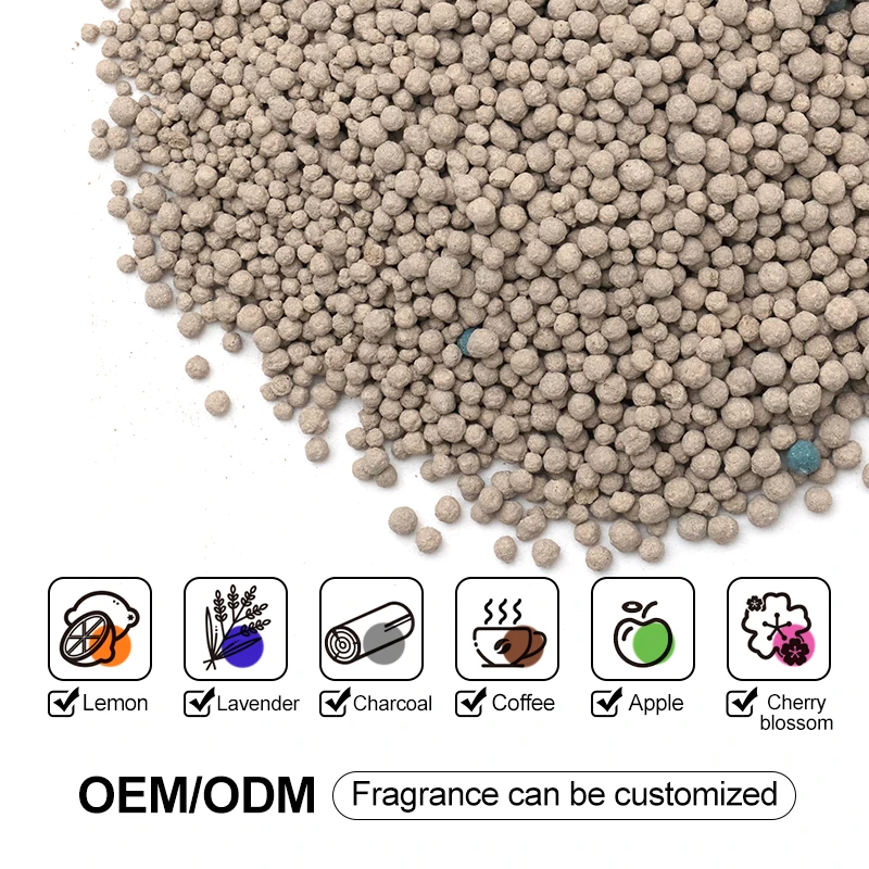 2024 Top selling high-quality Fast agglomeration lock the odor bentonite sand cat litter clumping bentonite