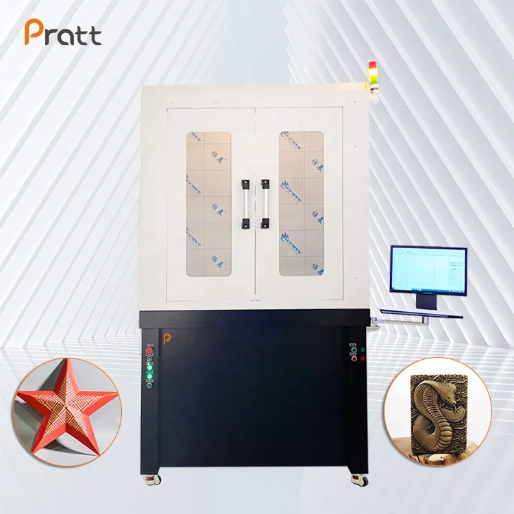 Pratt Hot Sale laser marking machine For Gifts And Crafts Precision Metal Steel Wood Plastic Fibre Optic Engraving machine