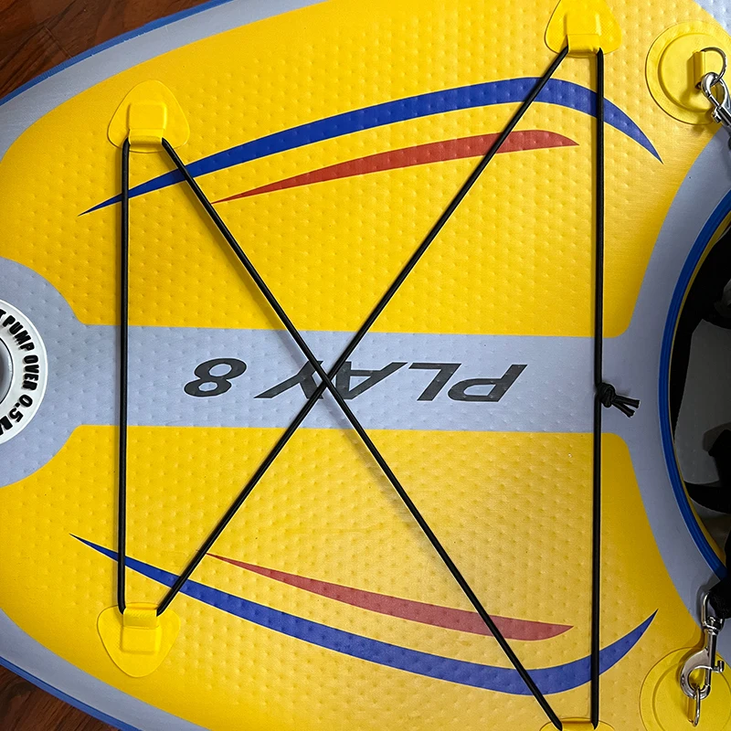 Zebec Kxone WOOSUNG one person pvc inflatable surfing fishing Boat Touring Kayak with Mixed Color