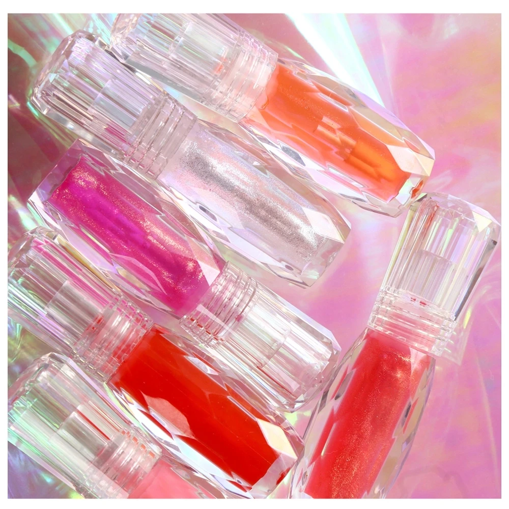 Wholesale No Label Natural Mint Moisturizing Jelly Liquid Lipstick Glitter Moisturizing Sweet Jelly Lip Gloss Private Label