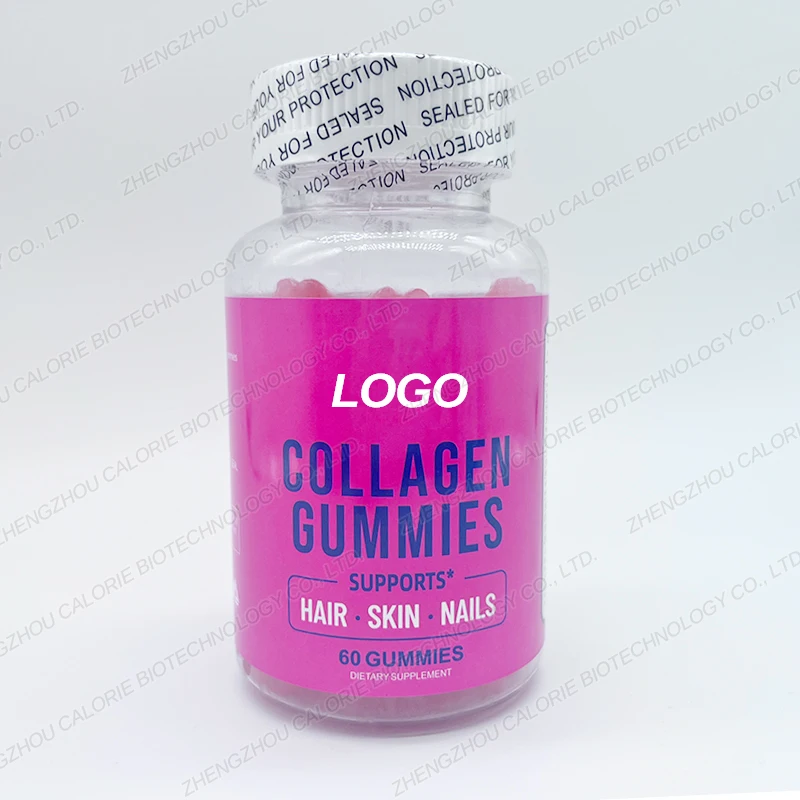 Collagen Gummies with Vitamin C Zinc and Biotin 200 mg - Healthy Skin Support - 60 Gummies