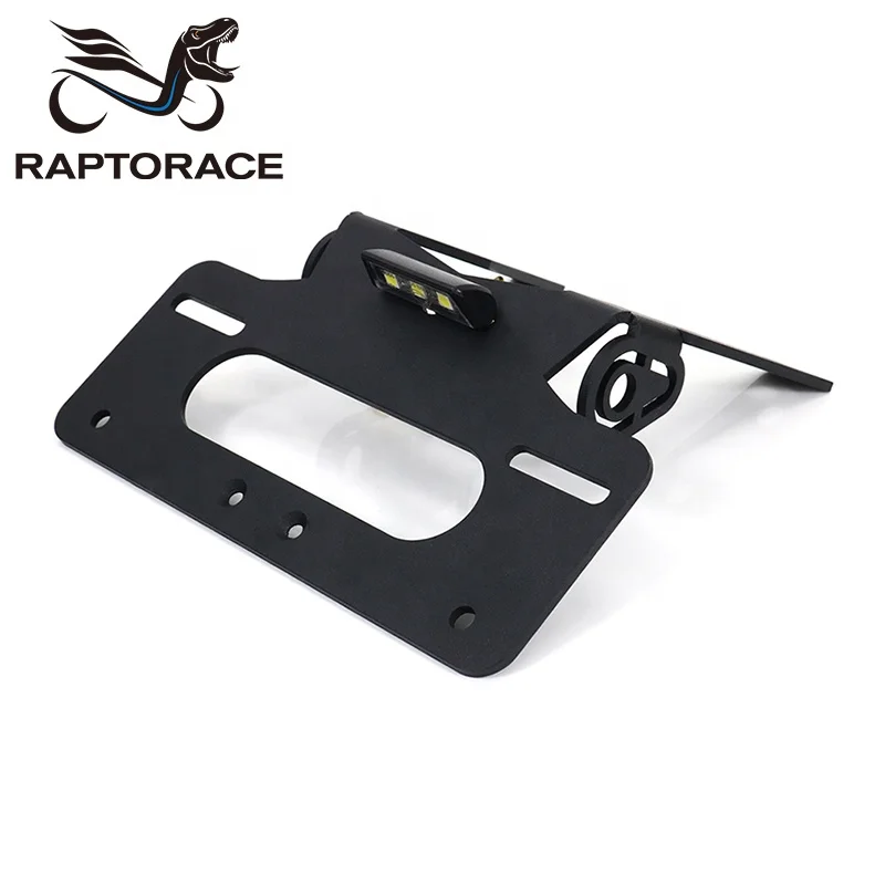 Raptorace fit for YAMAHA TMAX 530 2017-21 TMAX 560 aftermarket aluminum number license plate holder fender eliminator tail tidy