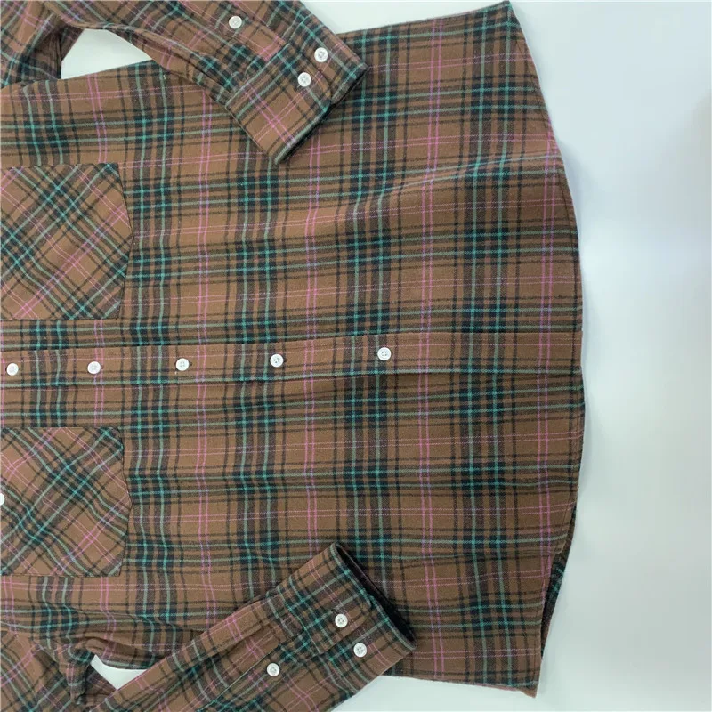 button up work shirts deep brown flannels over sized plaid shirt flannel