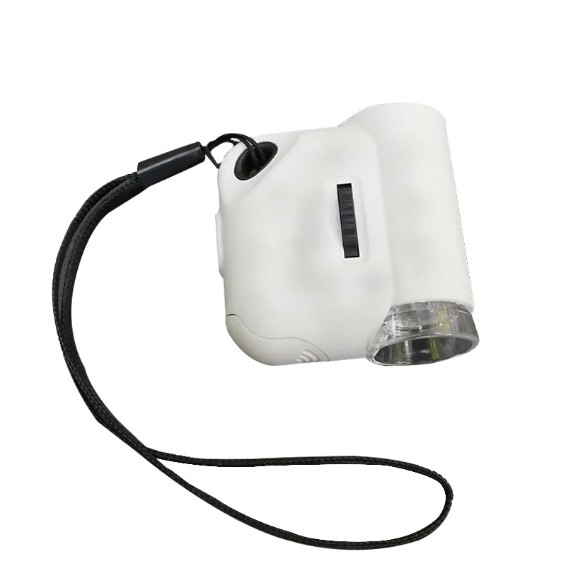 Mobile phone microscope 55 times with money check lamp magnifying glass wholesale jewelry mobile phone magnifying glass