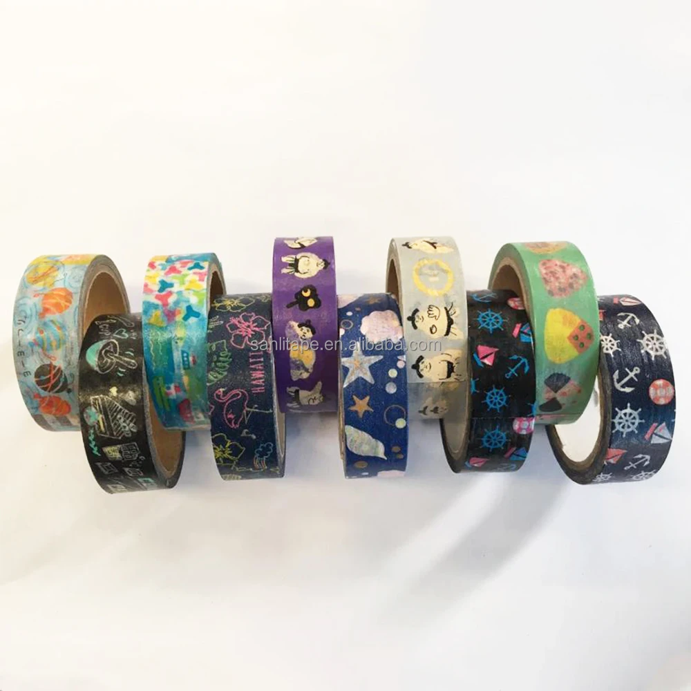Decorative Adhesive Washi Tape for Scrapbooking Supplies DIY Crafts