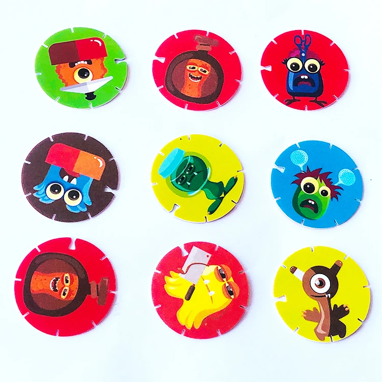 2019 promotion PP material shooter 3d tazo 3d custom pogs