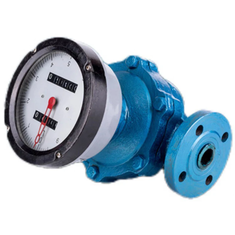Professional Mechanical Diesel Flowmeter High Viscosity Asphalt Oval Gear Flow Meter