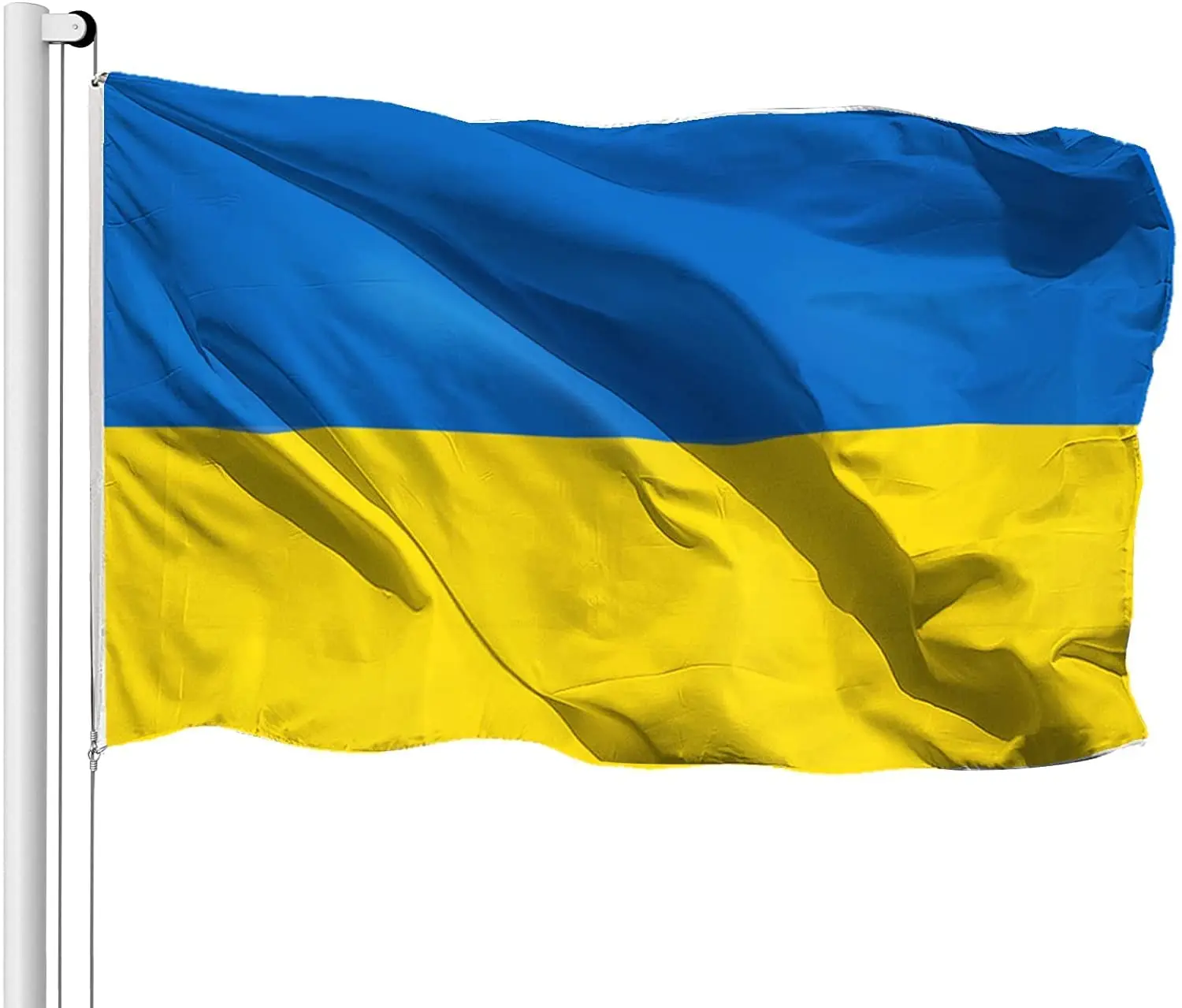 3x5 Ft / 90x150cm Double Stitched Polyester with Brass Grommets National Polyester Ukraine Flag For Outdoor Indoor Decoration