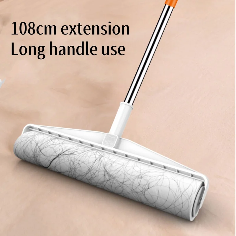 JIUYI Hot selling drum detachable roll paper large adhesive for pet hair remover and floor dust cleaning