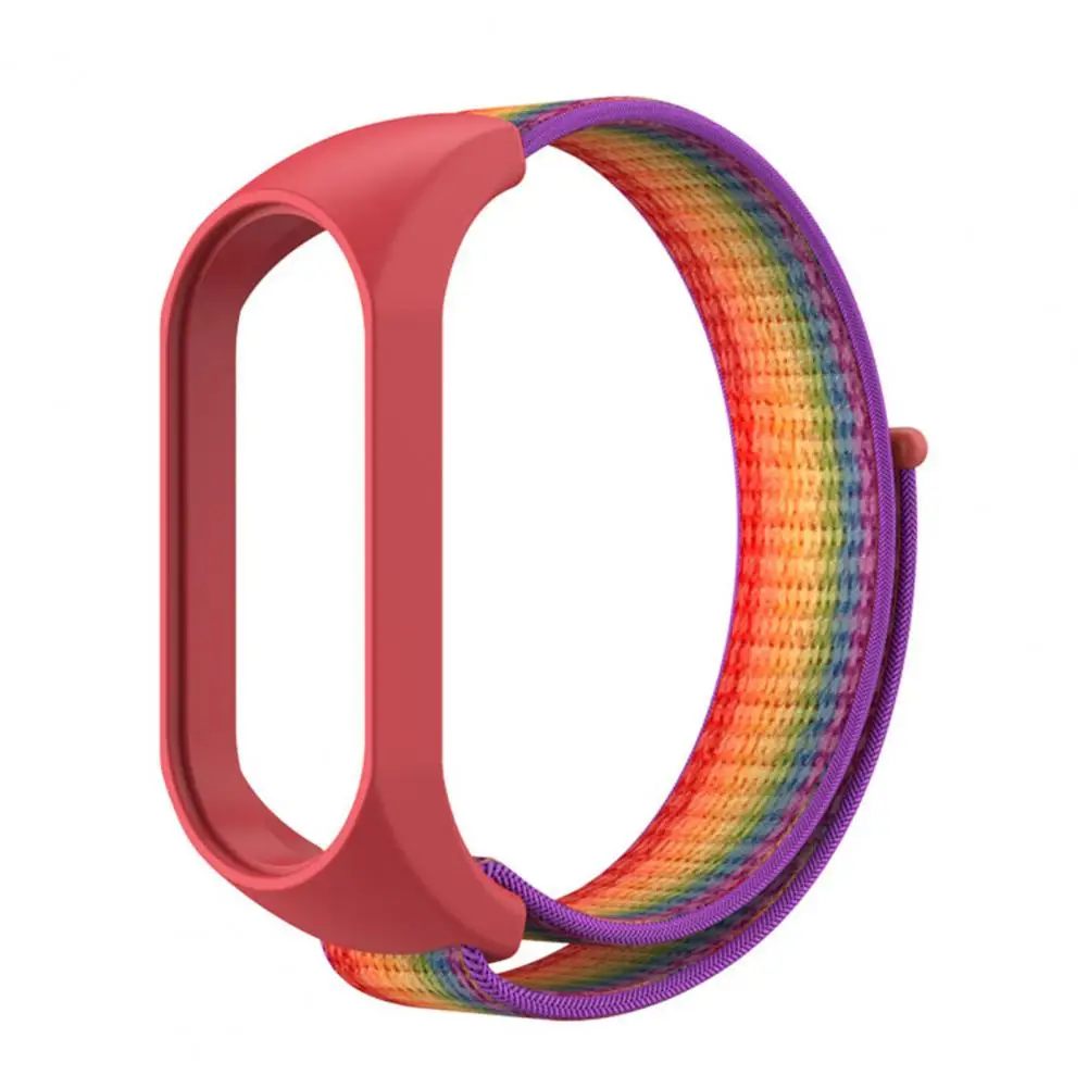 Lianmi Watch Belt Waterproof Adjustable Integrated Soft TPU Replacement Wristwatch Strap for Xiaomi Mi Band 5 6 7