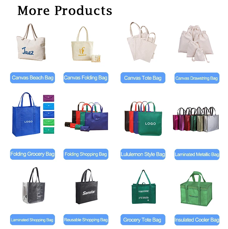 Custom Fabric Bag Pink Shopping Eco Totes Bags Bulk Green Pocket Reusable Graphics Foldable Tote Big