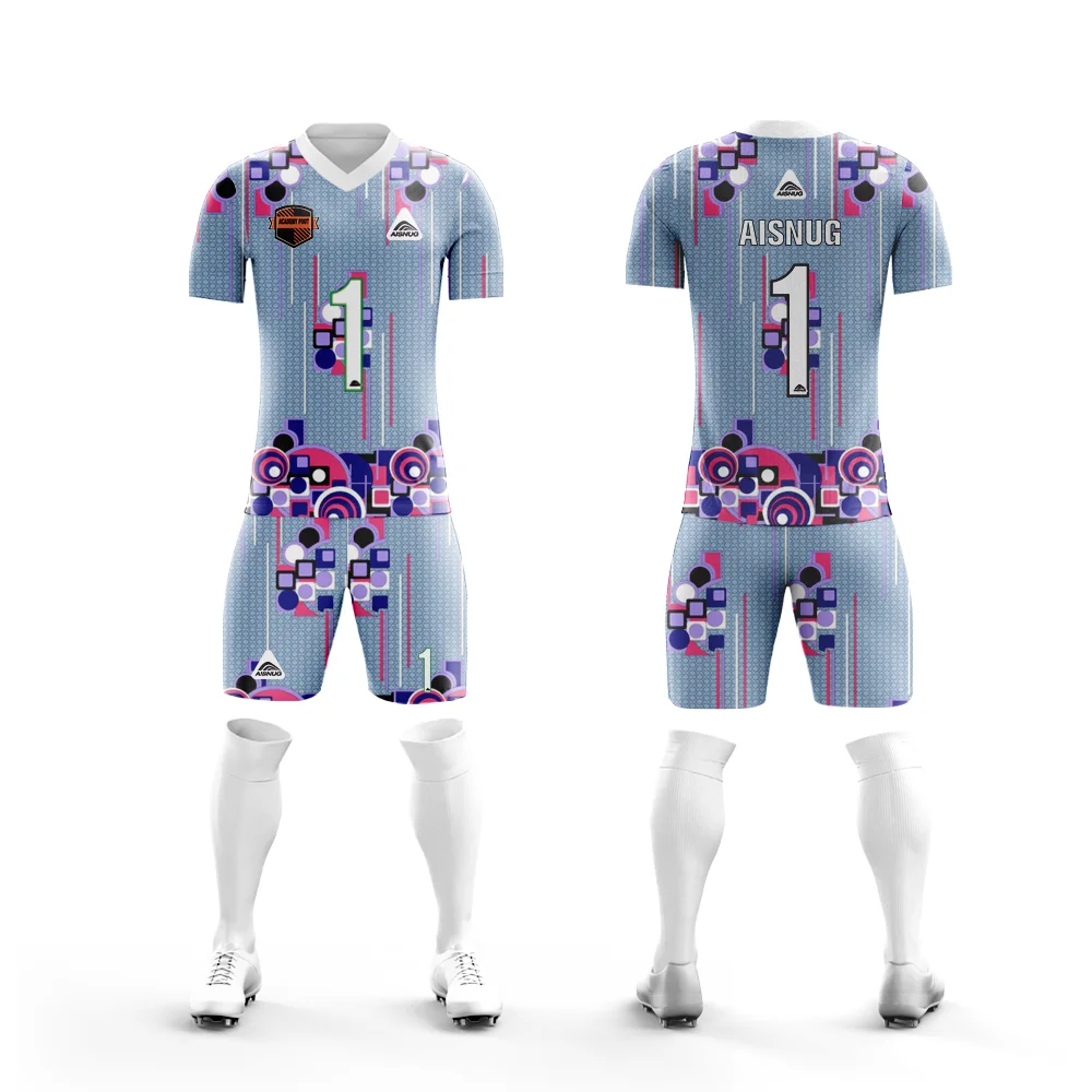 Dye sublimation design youth football shirts wholesale new quick dry design jersey soccer custom