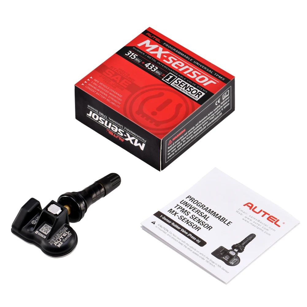  100% Оригинальный универсальный программатор Autel TPMS Датчик давления в шинах MX-sensor 433 МГц 315 2 1