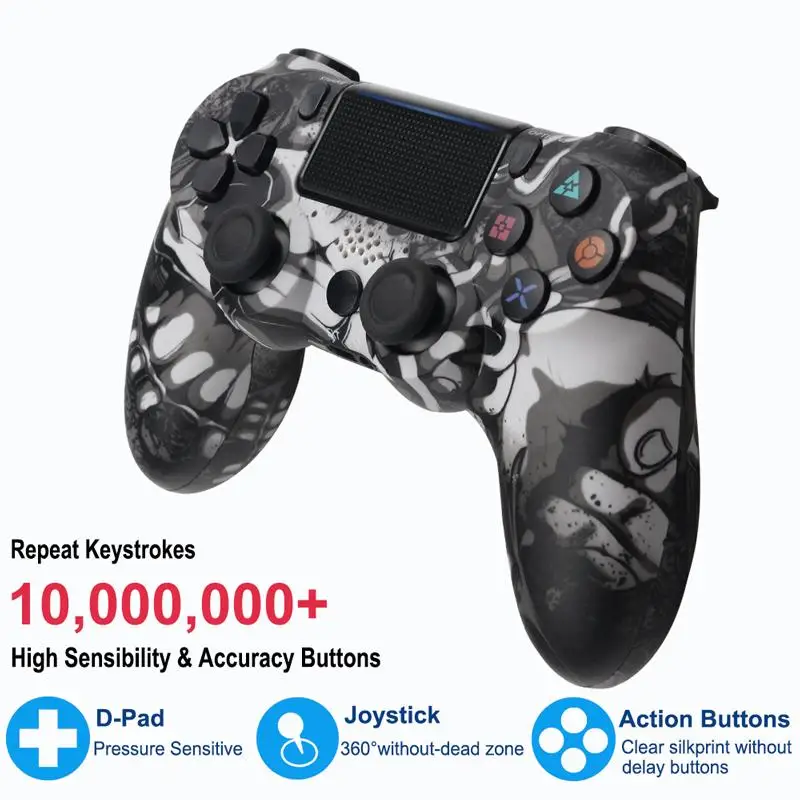 2022 Bulk stock original wholesale Wireless Joystick for PS4 Controller Fit For mando ps4 Console For Playstation Dualshock 4