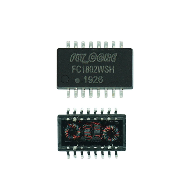 Сетевой трансформатор FC1802WSH SMD 16-контактный сетевой с интегрированной схемой (IC)