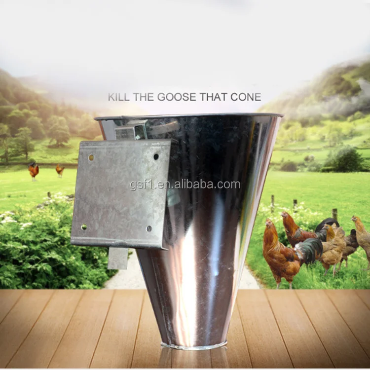 Factory Price chicken slaughter machine stainless steel chicken killing cone for poultry