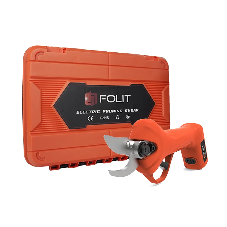 Professional Class 25mm 1-inch Progressive Cutting Finger protection 7.4V 2000mAh Internal Battery Electric Pruning Shear