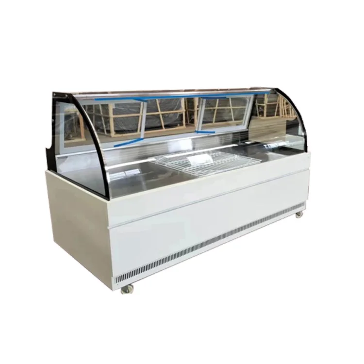 hot selling Meat Display Freezer Supermarket Meat Display Cooler chillermeat
