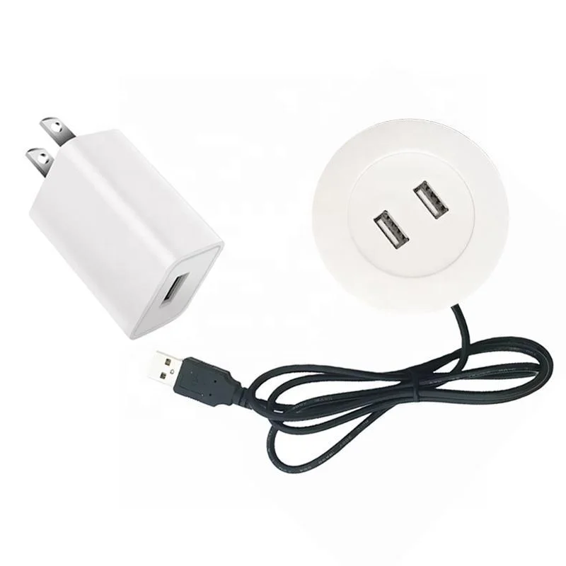 Sofa Charger Switch Dual USB Charging Socket Phone Charging 5V 2A US 110-240V Sofa USB Socket