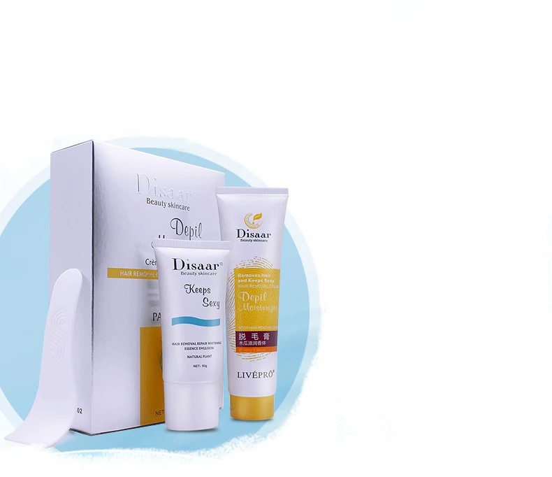 
Papaya moisturizes body hair removal cream Repair whitening essence milk Skin care set 