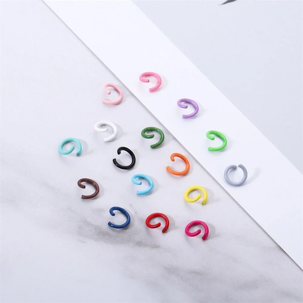 Wholesale of various sizes of open loops for DIY jewelry materials, bracelets, necklaces, connecting rings, accessories