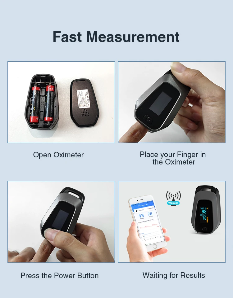 Yonker digital handheld fingertip oximeters oximetro de dedo pulso oximetros oxi meter finger pulse oximeter bluetooth