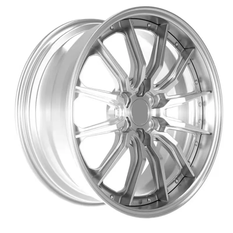 Forged 2 piece wheel rims 6 hole carbon fiber fit for 2006 toyota rav4