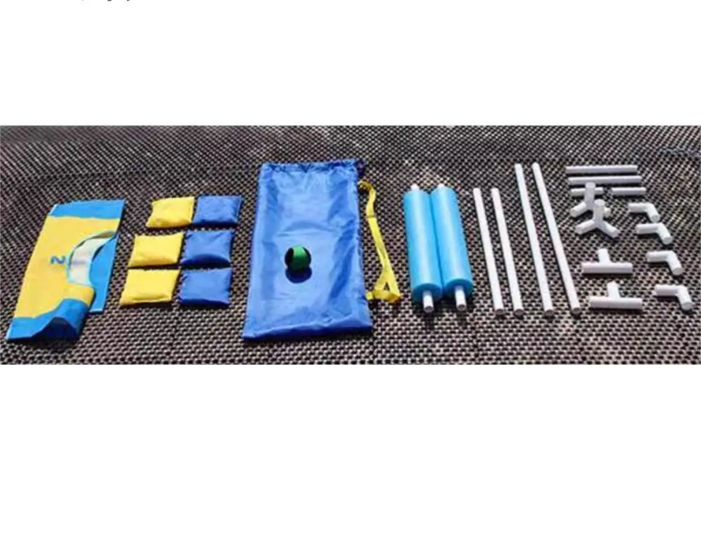 Swimming pool splashing sandbag throwing toss game floating target corn hole board set Floating Cornhole Bean Bag Toss