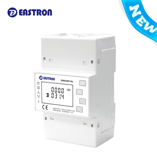 SDM630MCT-ML-TCP Ethernet Modbus TCP IP Input Power Analyzer