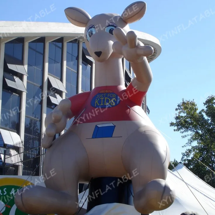 Customized giant inflatable kangaroo inflatable animal balloon for outdoor advertising