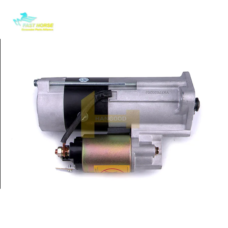 Hangood High Quality Construction Machinery Excavator Electric Parts Engine 4M40 Starter Motor Excavator Parts Thottle Motor
