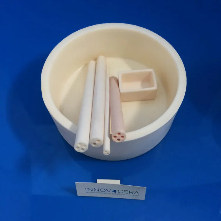 Al2o3 Alumina Ceramic Crucible with Lid for Lab
