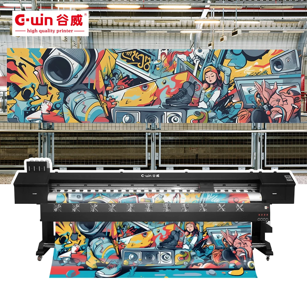 banner  printer about gwin 3.2m 10feet printing machine for advertising business