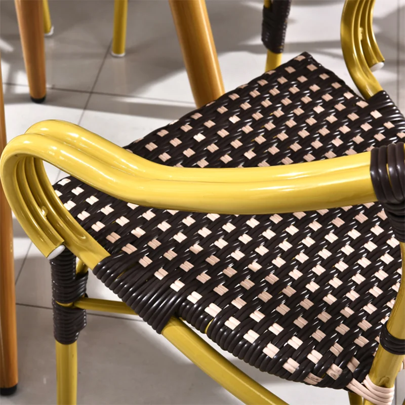 
wooden chair high back outdoor restaurant folding chair floor hotel room with armrest rattan art 