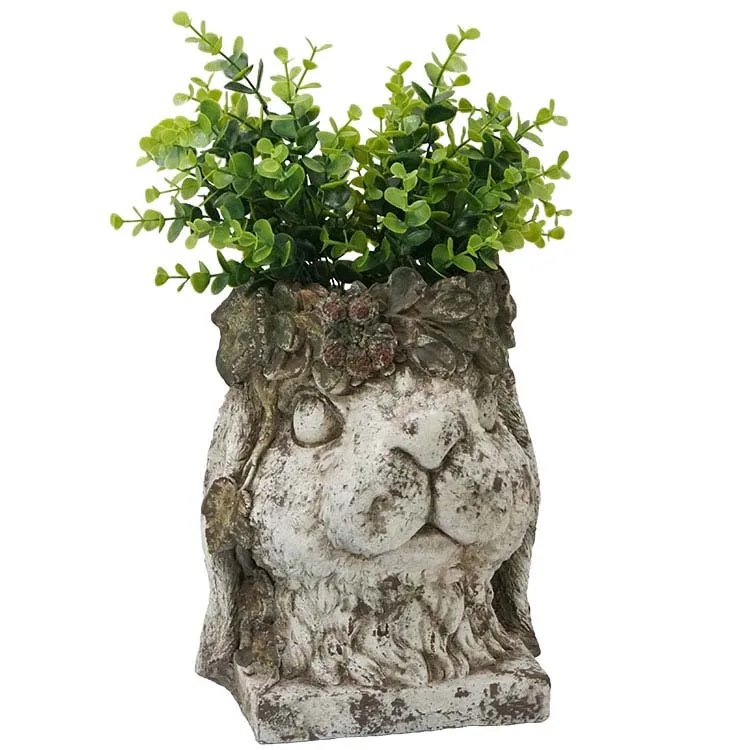 Декоративный цветочный горшок Delux MGO Bunny, садовый горшок из оксида магния для украшения интерьера и сада