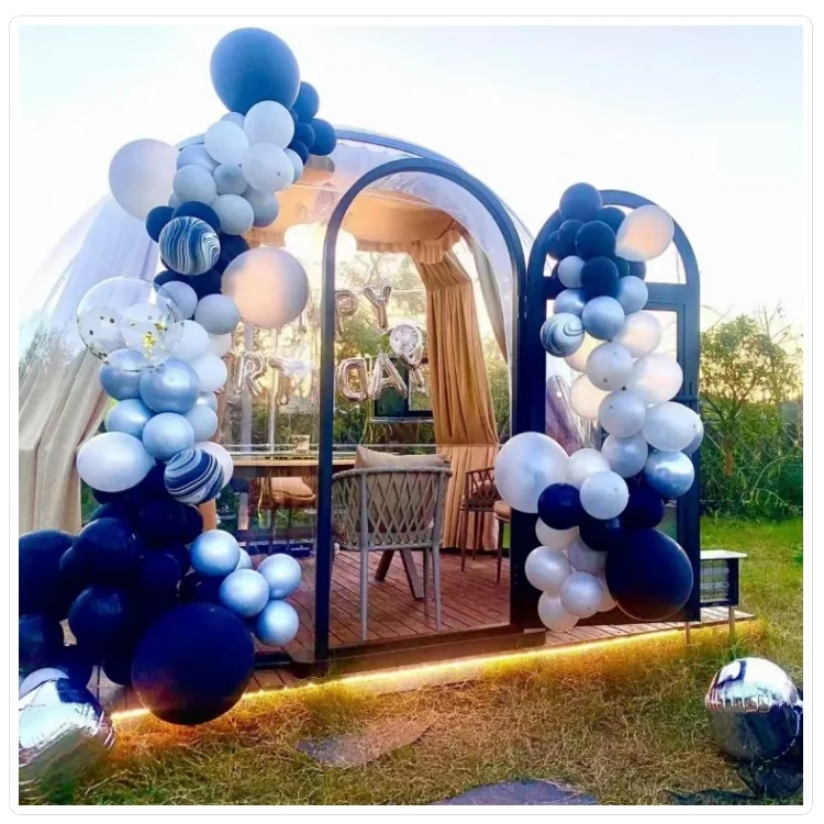 Outdoor hotel insulated dome house aluminium computer dome bubble house is stylish and durable for year-round comfort