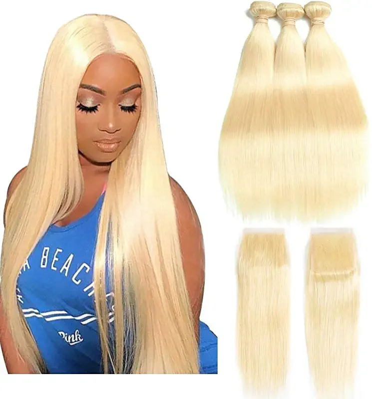 
Parksonhair 613 straight human virgin hair weave 1 bundles/pack wholesales price brazilian human hair 