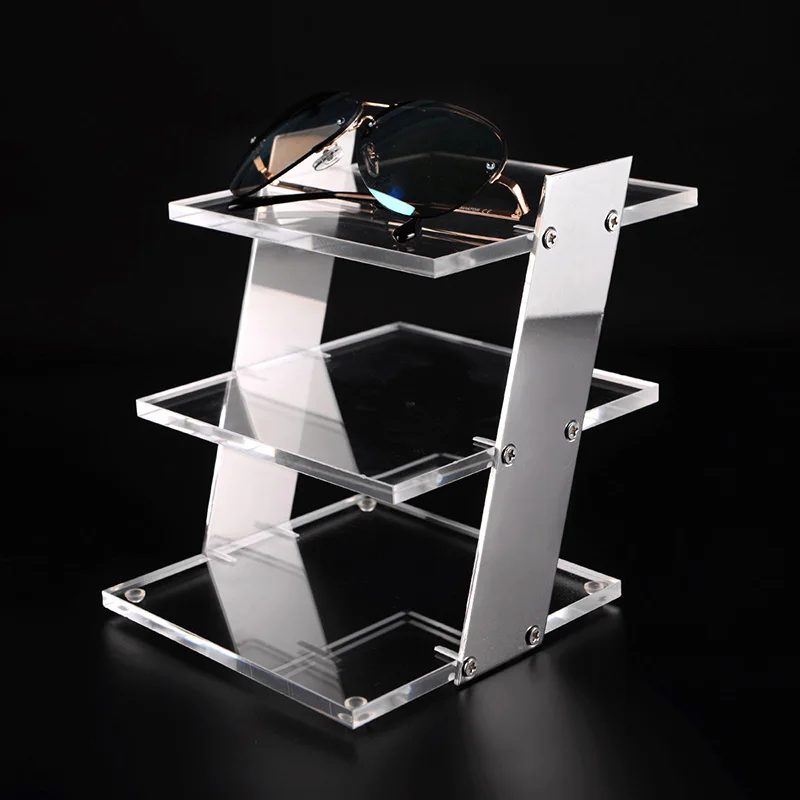 Acrylic Plastic Sunglasses Storage Display Stand Holder Organizer Case Show Rack Retail Use Shops