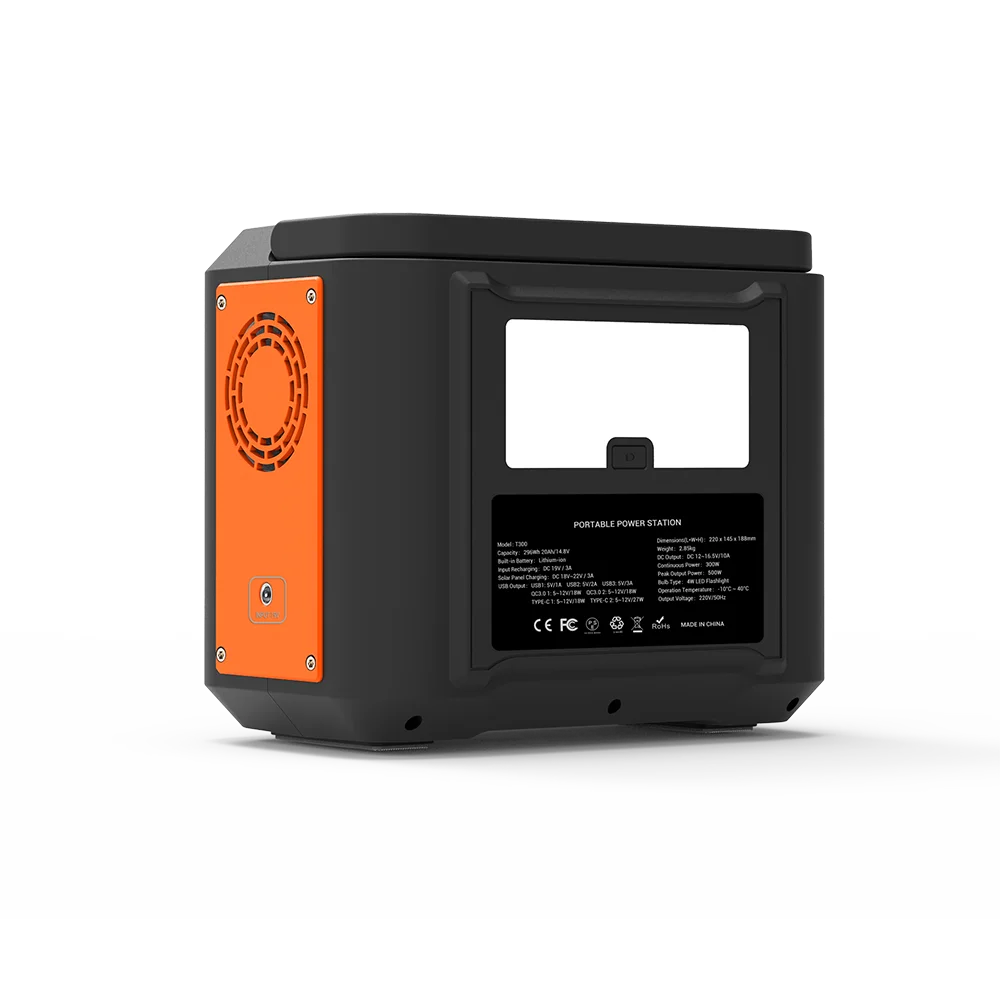 Inverter Lithium battery Portable Solar Power Station 500W with Lithium battery 550Wh For Camping Food Truck Explorer Phone