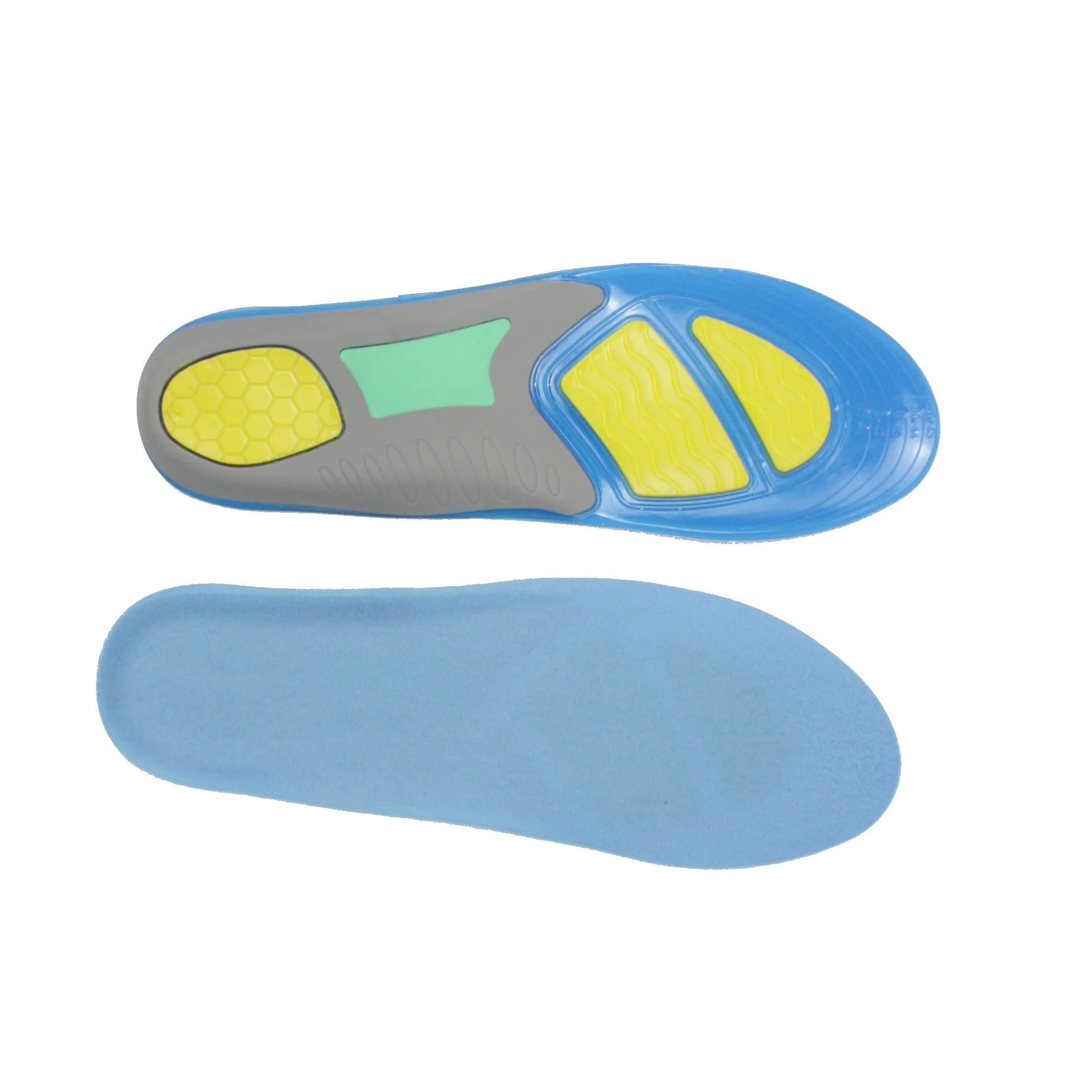 Running sports soft and comfortable shock-absorbing non-slip breathable TPE gel insole
