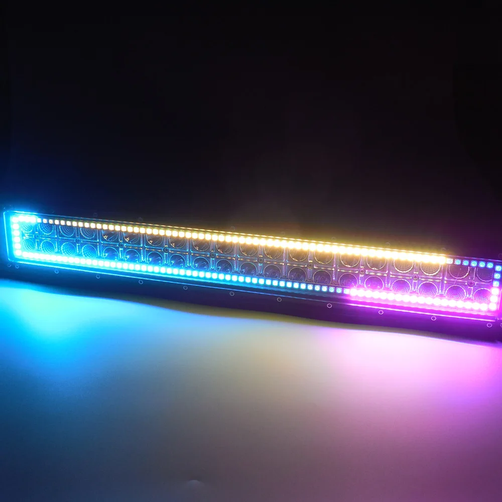Remote control light bar 51 inch flashing offroad led bar for car roof top