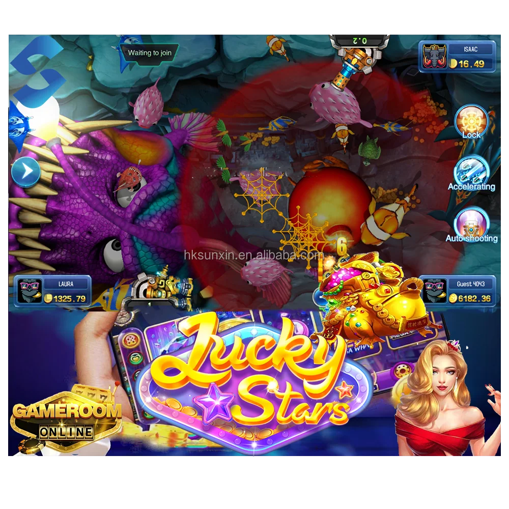 Popular Fusion 4 Lucky Star Gameroom Gem Fish Game App Online Fish Skill Game  Video Game Online Mobile