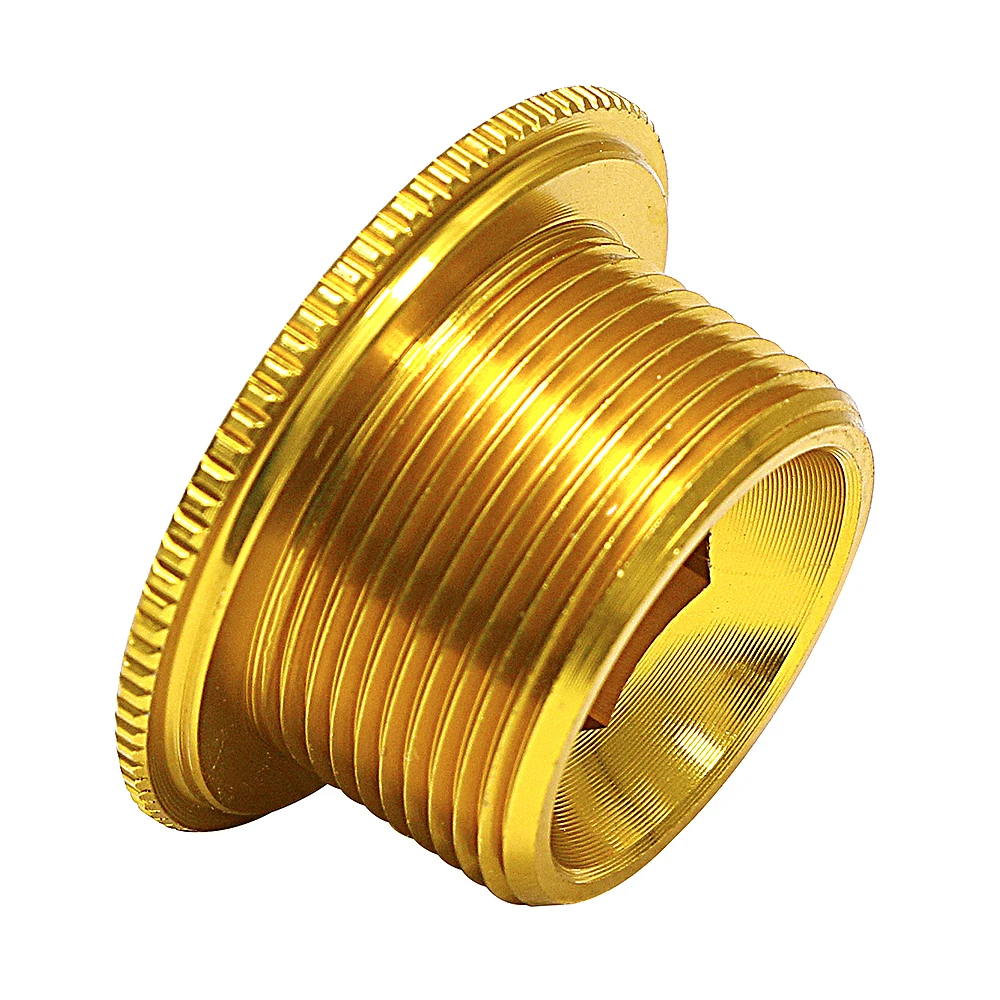 1PCS 18mm 20mm Mountain Bike Aluminum Alloy CNC Screw Crank Cover Hollow One Crankset BB Bottom Shaft Decorative Cover