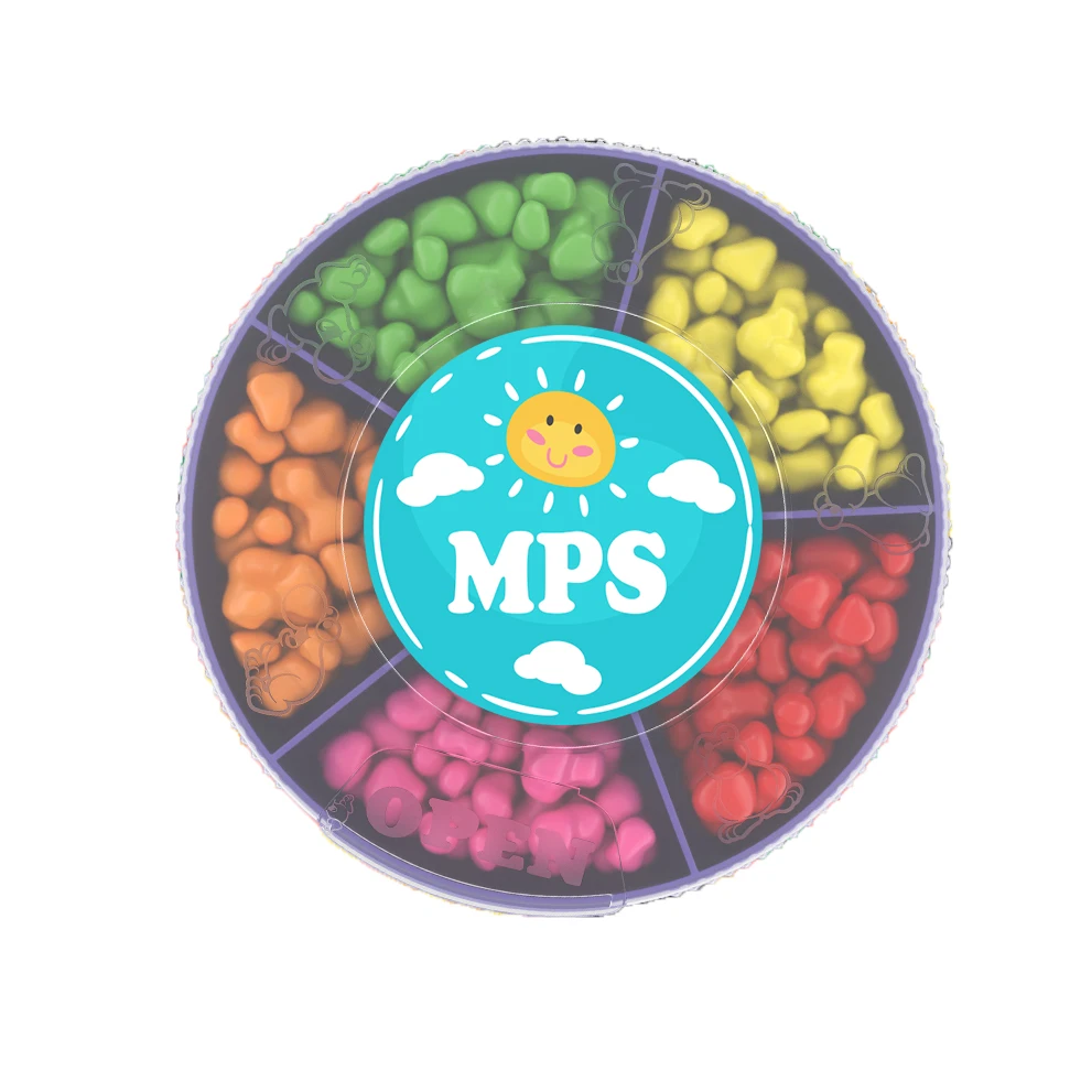 OEM Sweets Snacks Mixed Fruit-Flavored Gummy Mini Chewy Crunchy Shell Soft and Chewy Candy
