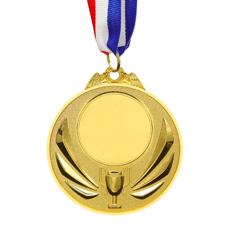 Sport Medal With Ribbon Medal Champions League Blank Medal Winning Commemorative Gift