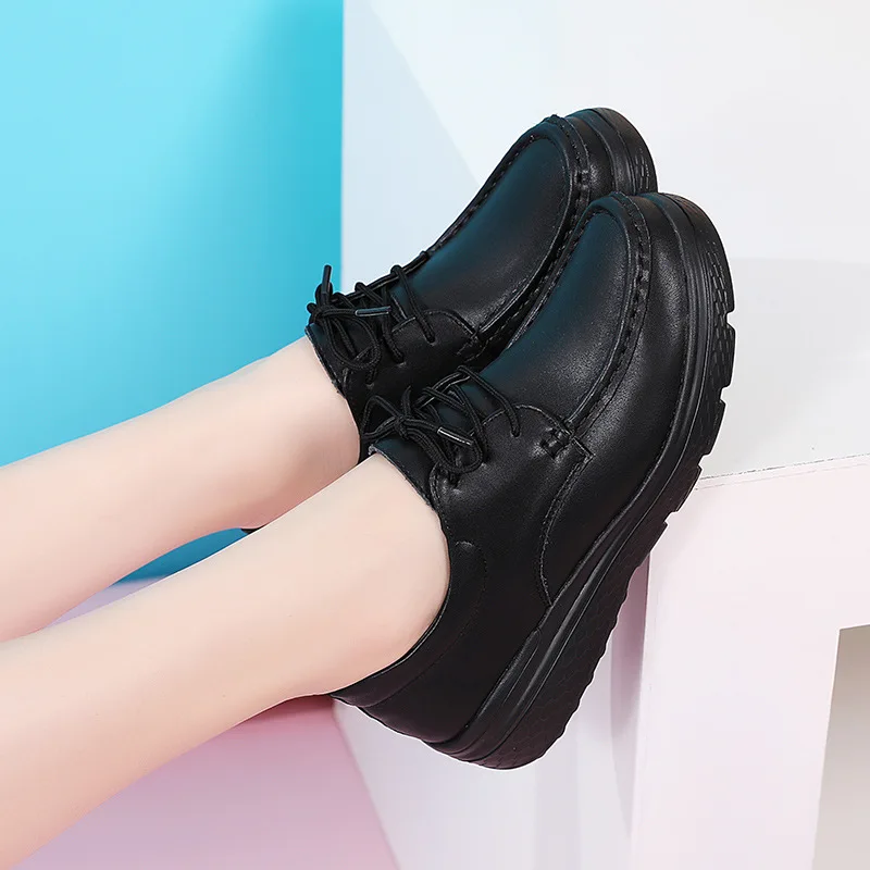 Seasons slip resistant work shoes medical nursing shoes woman comfort with shoelaces