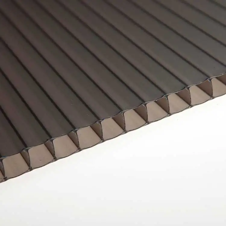  Популярная кровельная крышка Skylight с УФ-покрытием 03 мм поликарбонатный тисненый лист Кровельная Панель цена в